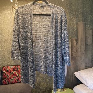 Specked Navy Cardigan